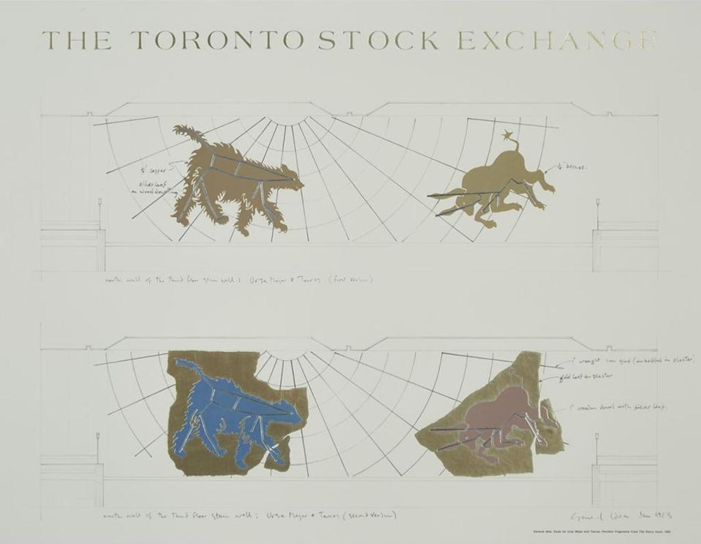 General Idea (1968-1994) - Study For Ursa Major And Taurus: Pavilion Fragments From The Starry Vault, 1983
