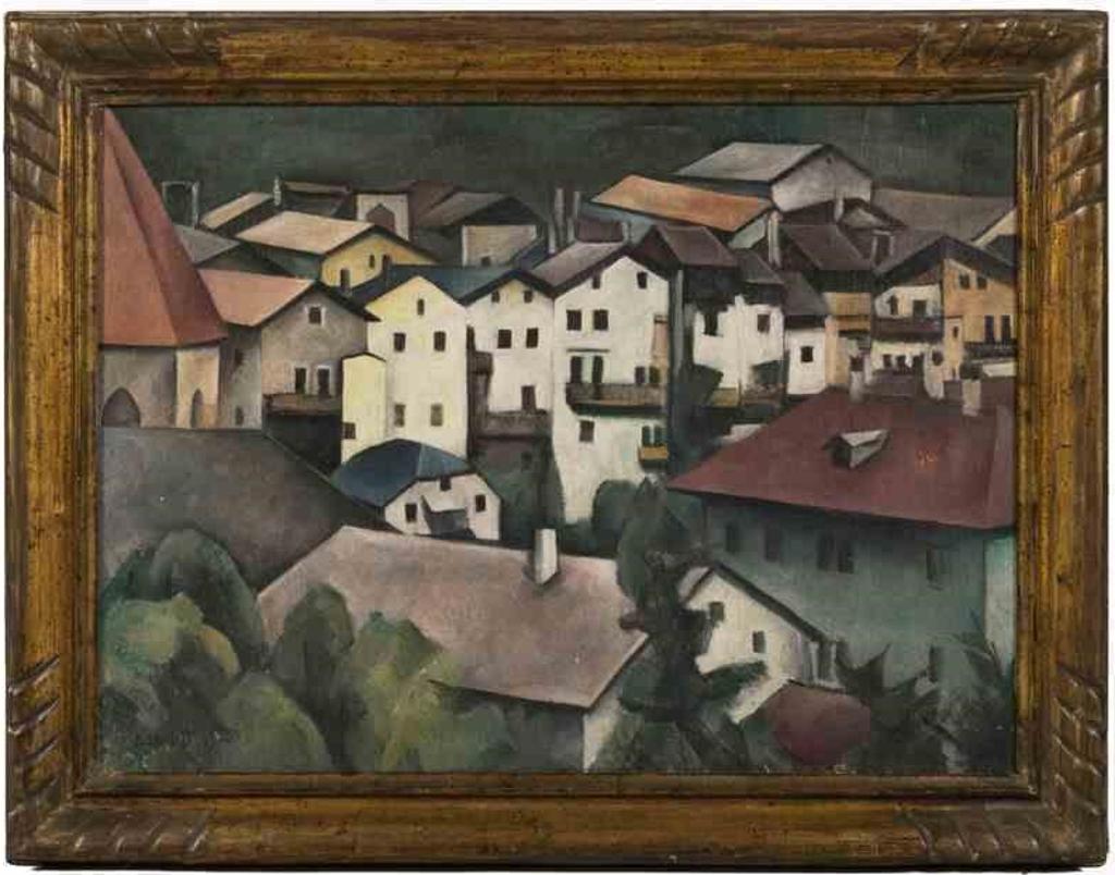 Alexander Kanoldt (1881-1939) - Stadt im Tal III (Town in the Valley III), 1920