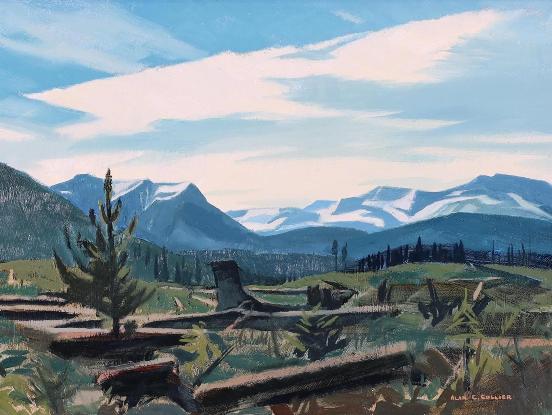 Alan Caswell Collier (1911-1990) - Valley Of Iskut River, Northern B.C. (Iskut River Valley #2)