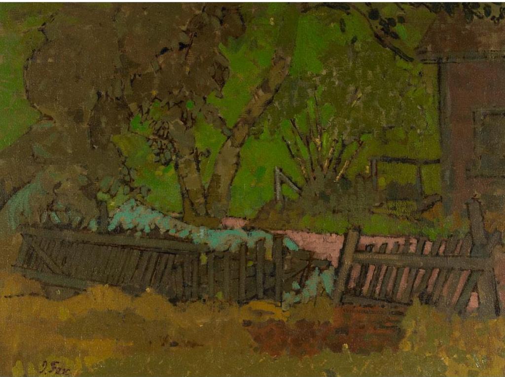 John Richard Fox (1927-2008) - The Front Yard, 1960