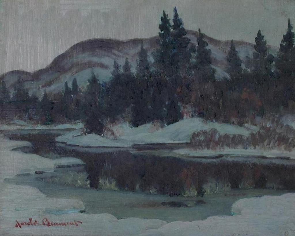 Thomas Harold (Tib) Beament (1898-1984) - Winter Stream, St. Marguerite