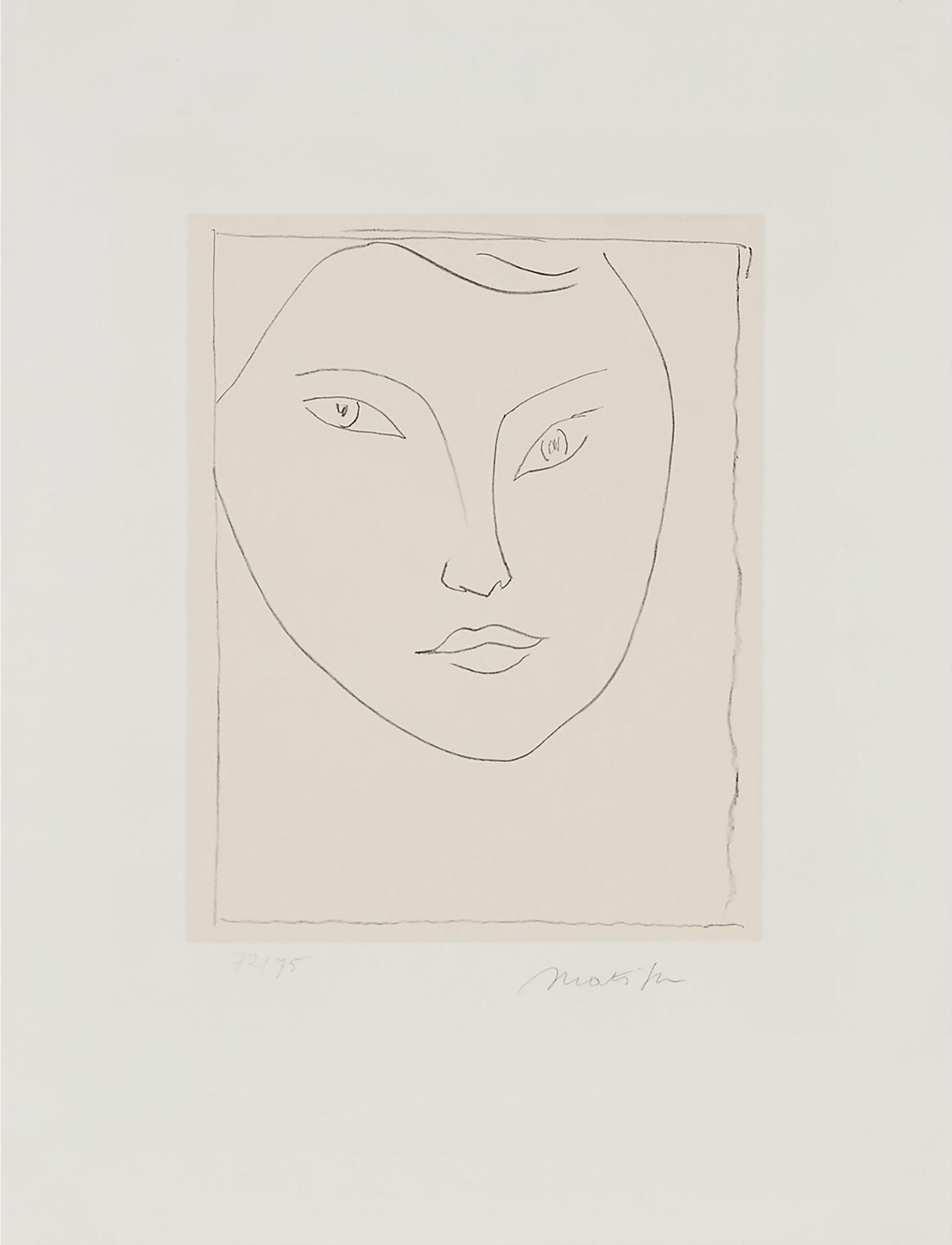 Henri Matisse (1869-1954) - PORTRAIT DE CLAUDE D., 1946 [D. 585]
