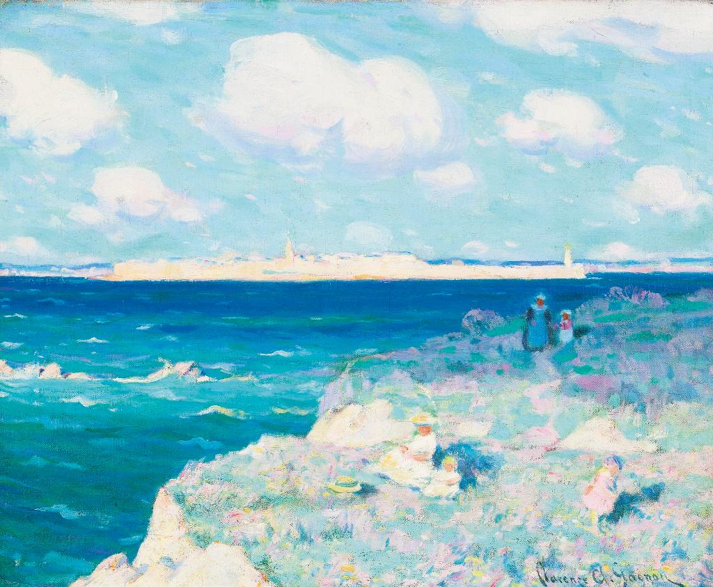 Clarence Alphonse Gagnon (1881-1942) - St. Malo From The Cliffs Of Saint-Briac