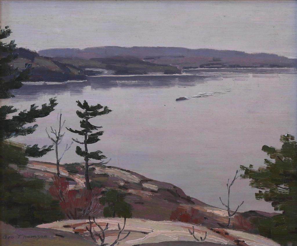 George Albert Thomson (1868-1965) - Entrance To Harbour At Parry  Sound