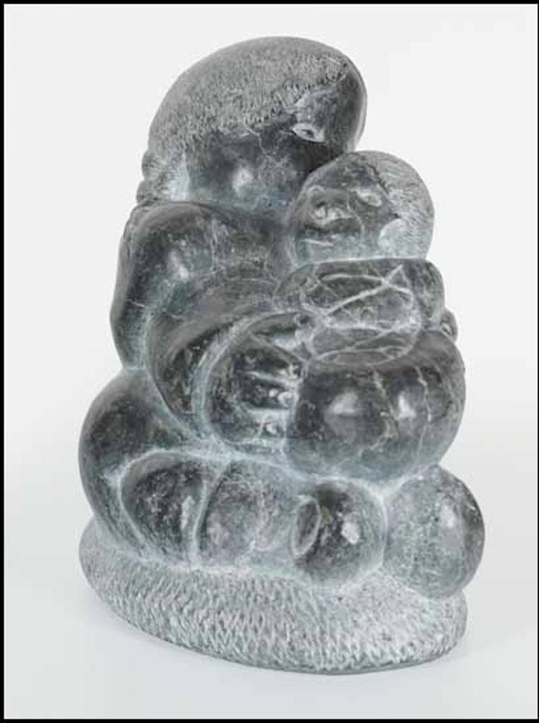 Johnny Inukpuk Jr. (1911-2007) - Inuit Mother with Child