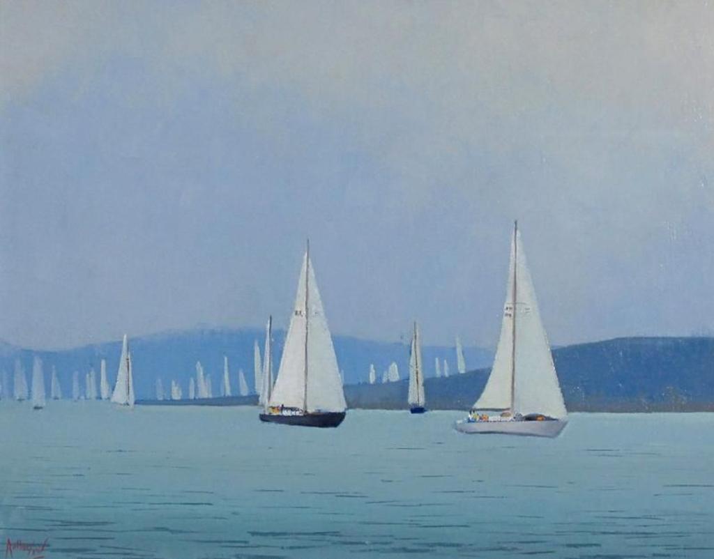 Charles Anthony Francis Law (1916-1996) - Light Winds, Chester Race Week (Chester, Mahone Bay, Nova Scotia); 1981