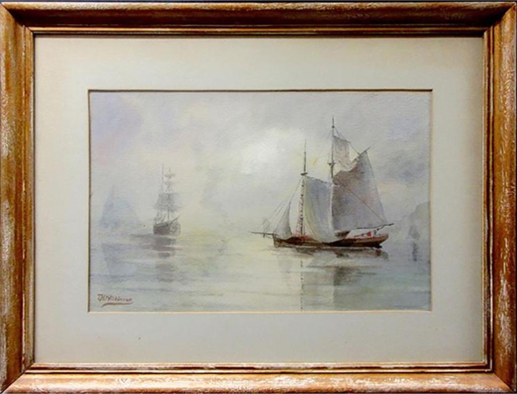 Thomas Harrison (T.H.) Wilkinson (1847-1929) - Untitled (Misty Harbour)