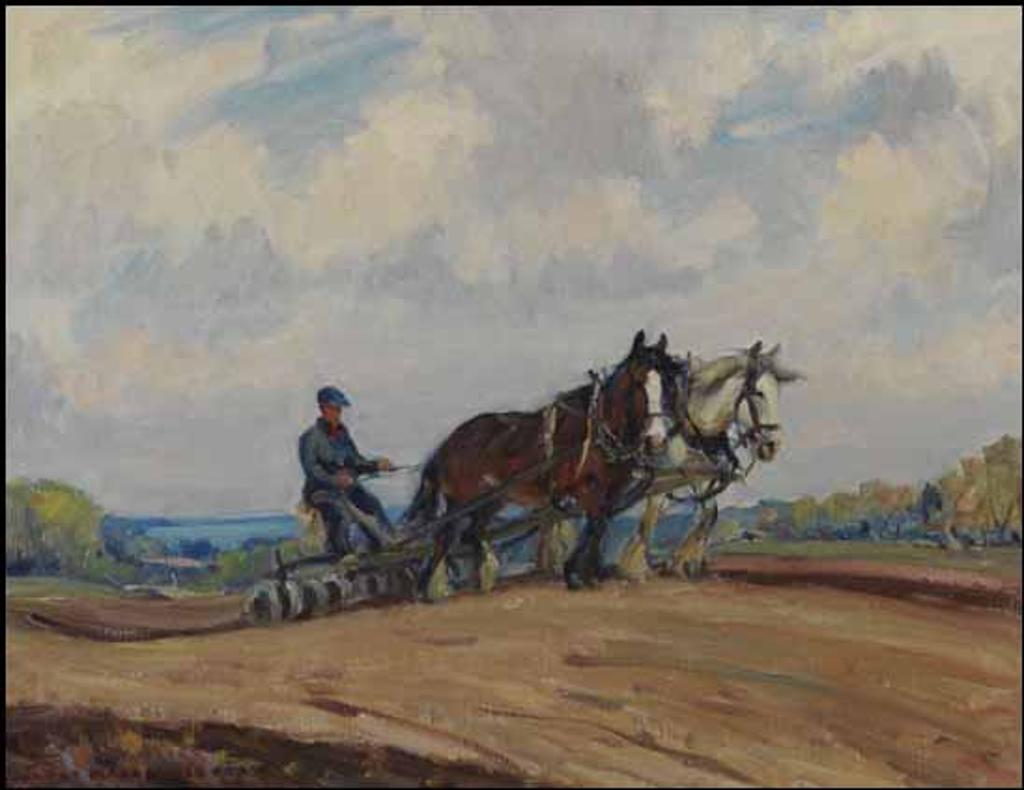 Manly Edward MacDonald (1889-1971) - Ploughing