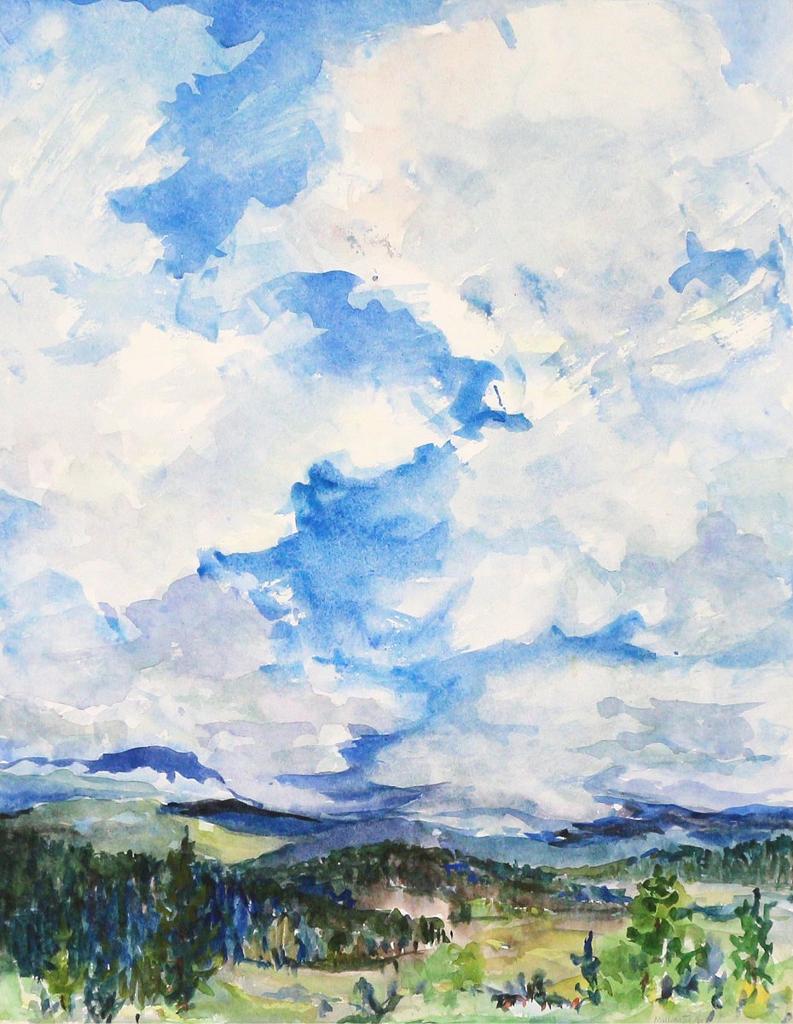 Wynona Croft Mulcaster (1915-1985) - BIG SKY; 1989