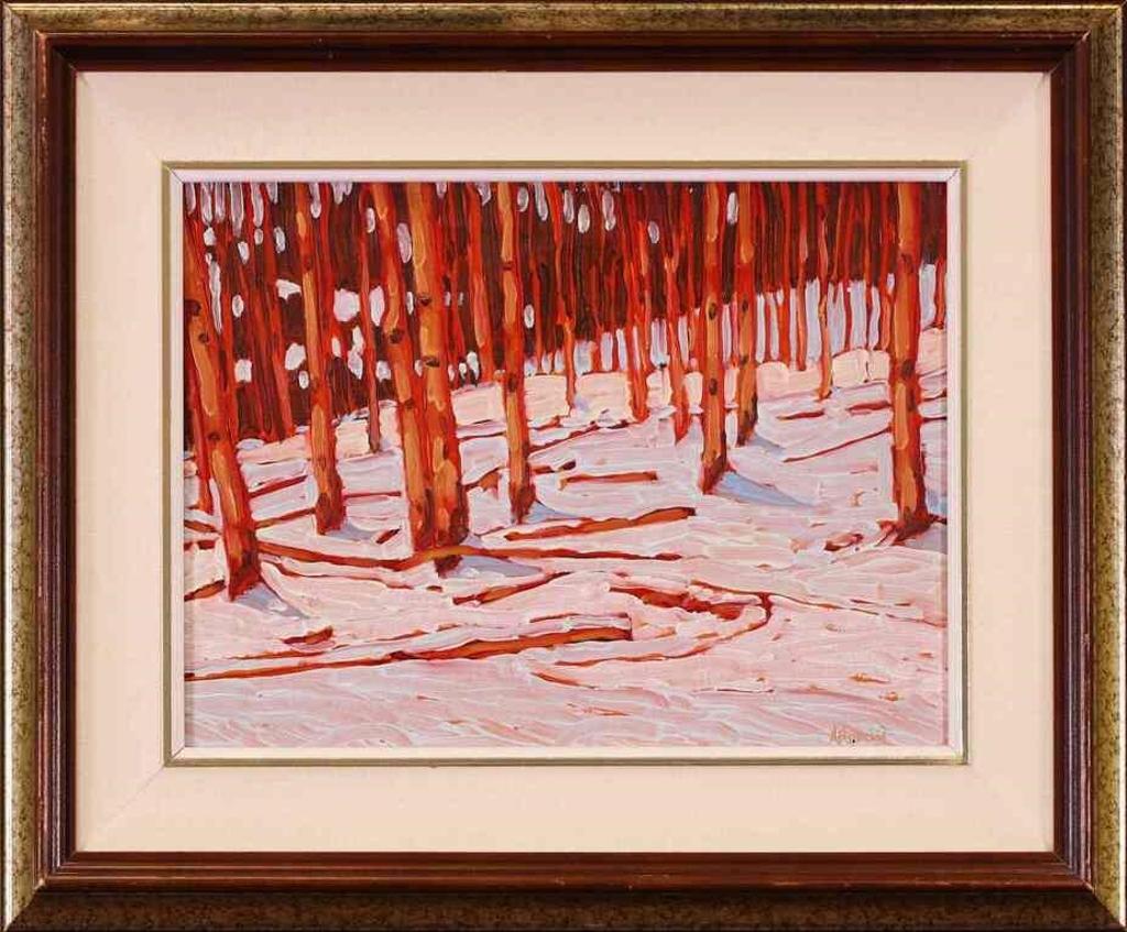 Neil Patterson (1947) - Trees in Red