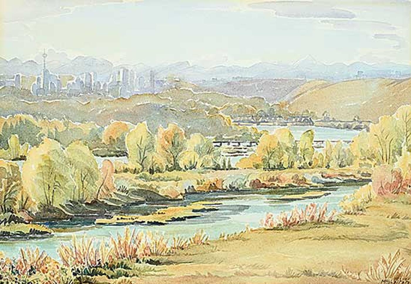 Margaret Dorothy Shelton (1915-1984) - Calgary Skyline