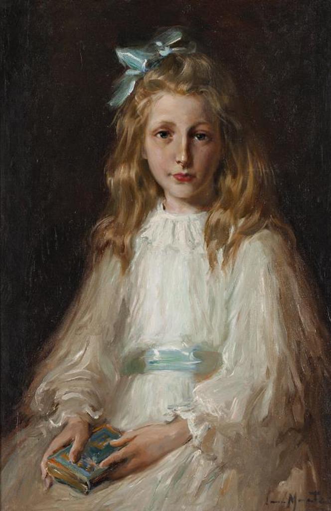 Laura Adeline Lyall Muntz (1860-1930) - Portrait of a Young Girl