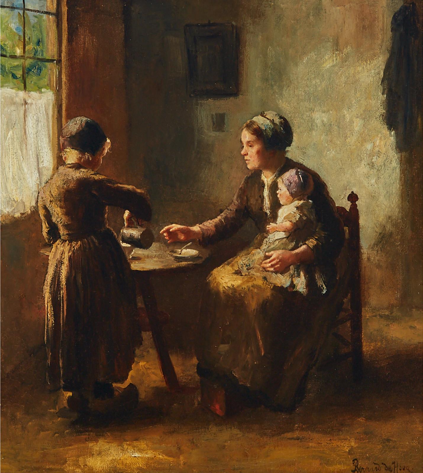 Bernard J. de Hoog (1867-1943) - The Morning Meal