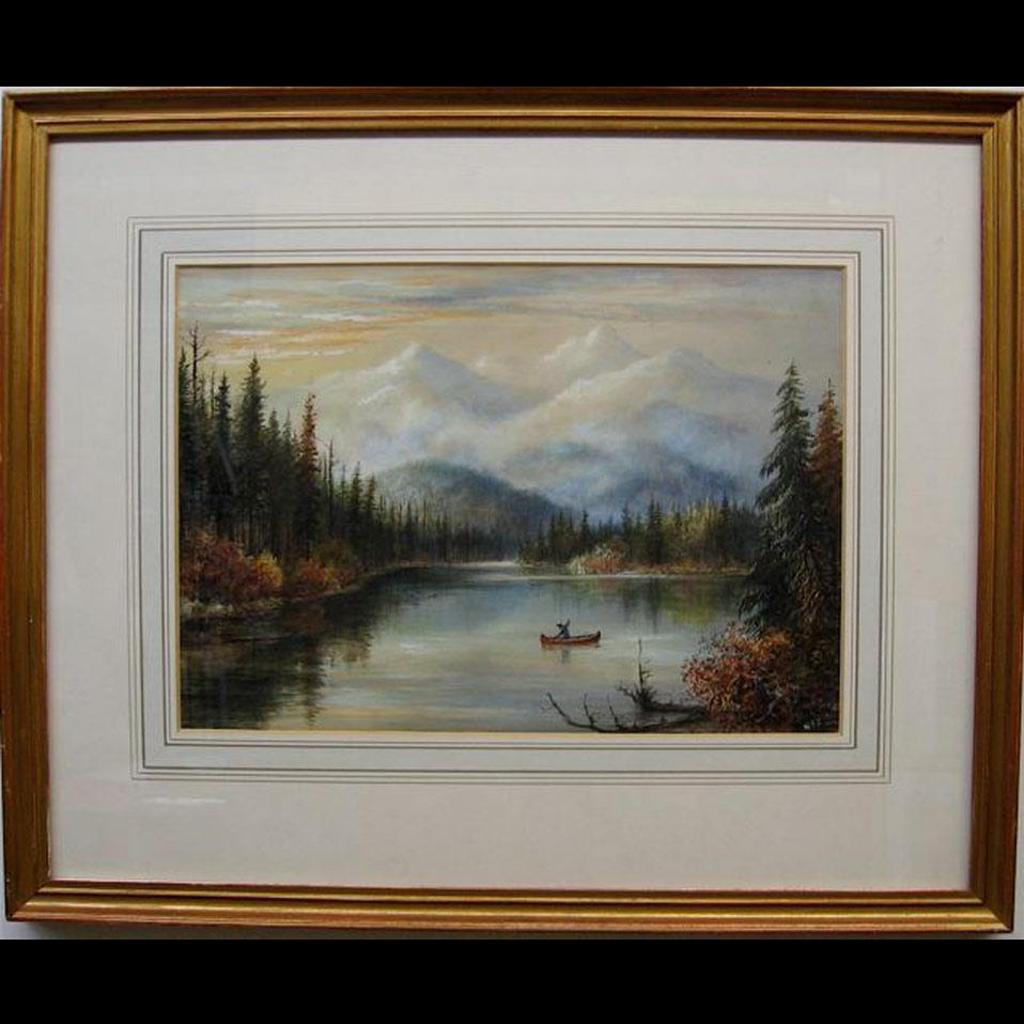 Washington Frederick Friend (1820-1886) - Lake Megantic; In The Adirondacks