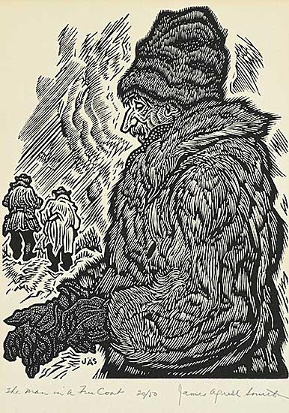 James Agrell Smith (1913-1988) - The Man in a Fur Coat #20/50