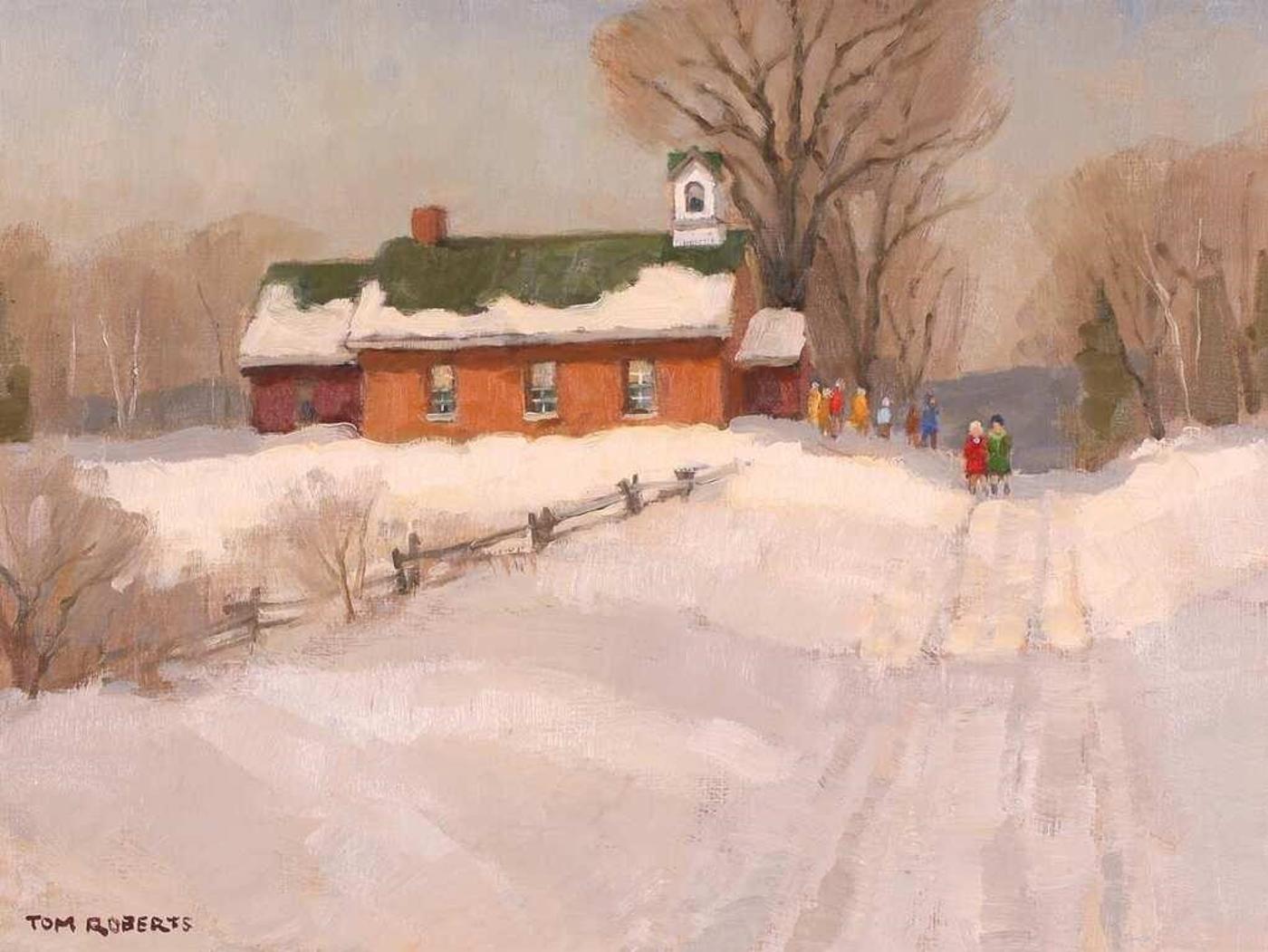 Thomas Keith (Tom) Roberts (1909-1998) - After School; 1983