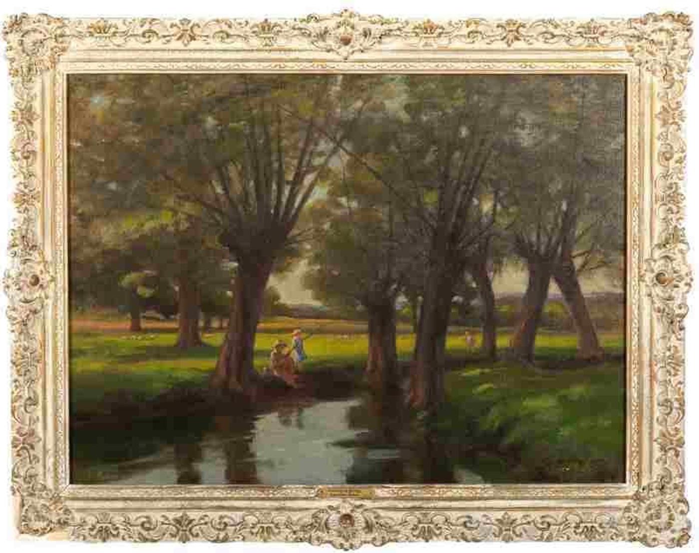 John Appleton Brown (1953-2020) - Fishing in Spring
