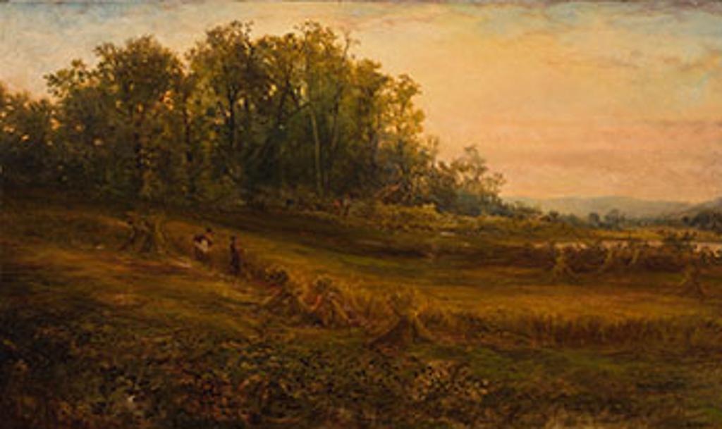 Aaron Allan Edson (1846-1888) - Harvest Time, Eastern Townships