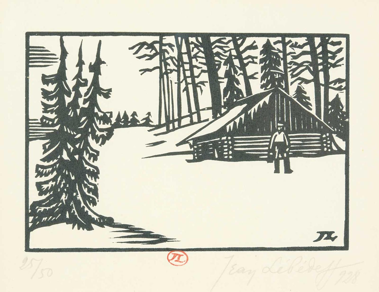Jean Lebedeff - Untitled - Leaving the Cabin  #25/50