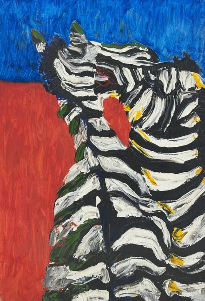 Clifford Maracle (1944-1996) - Two Zebras
