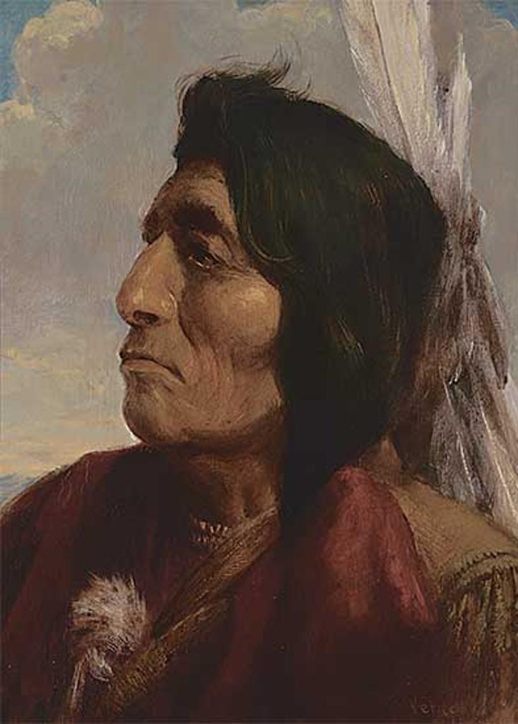 Frederick Arthur Verner (1836-1928) - Portrait of a Native