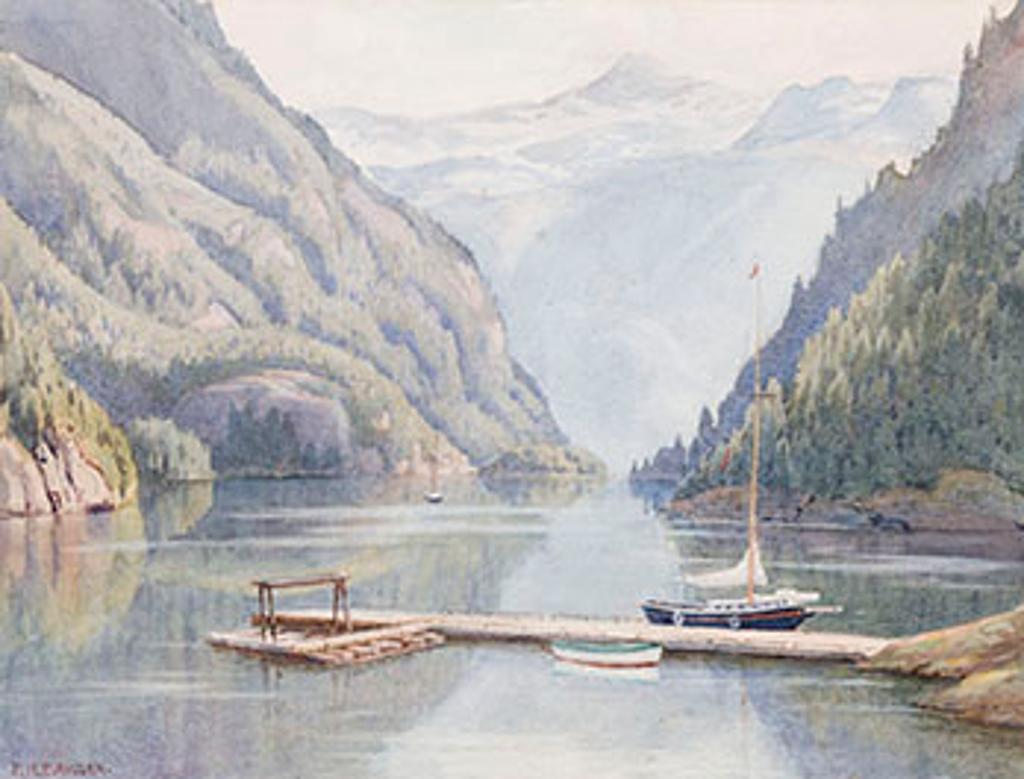 Frederick Henry Brigden (1871-1956) - Boats on the Dock