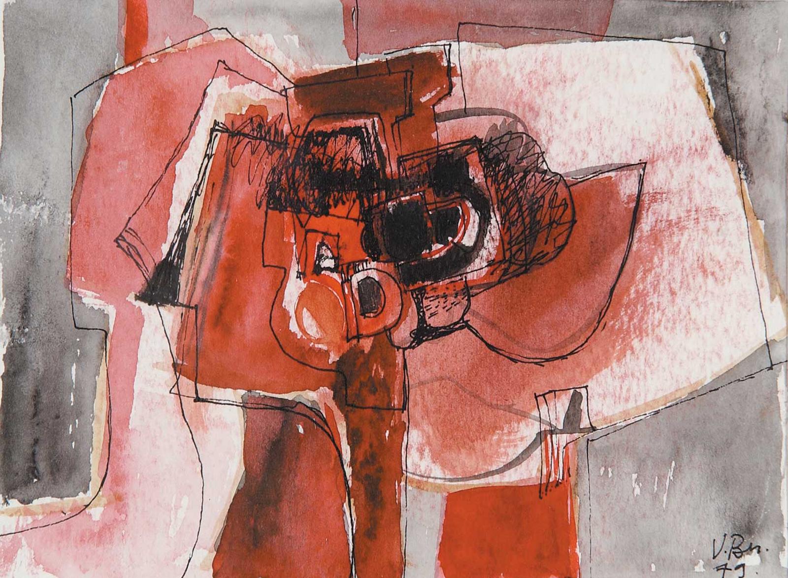 Virginia Buhofer - Untitled - Abstract in Red