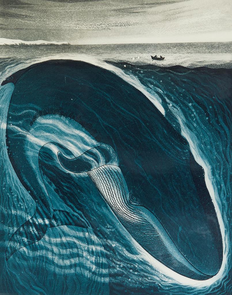 David Lloyd Blackwood (1941-2022) - The Burgeo Whale, 