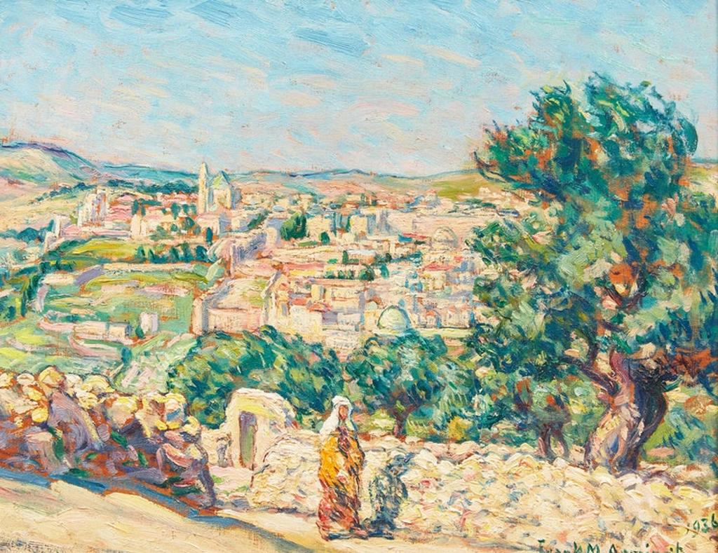 Franklin Milton Armington (1876-1941) - Southern Part of Jerusalem from Mount of Olives