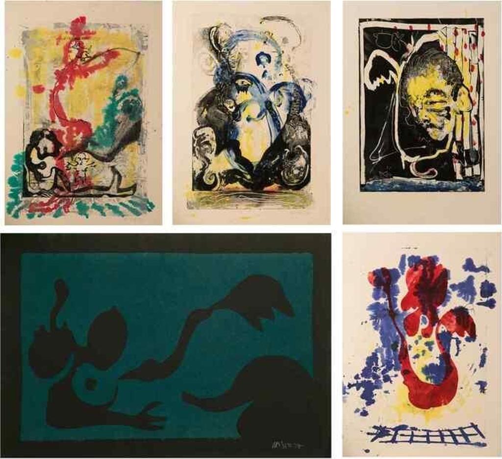 Sam Messer (1955) - Group of five assorted monotypes