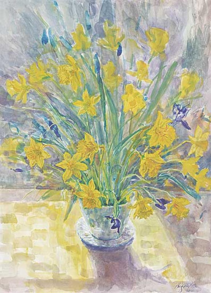 Jack Rigaux (1951) - Untitled - Sunlight Daffodils