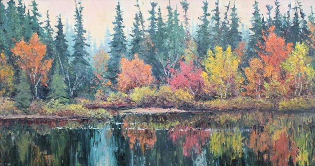 Gordon Edward Pfeiffer (1899-1983) - Lakeside Trees