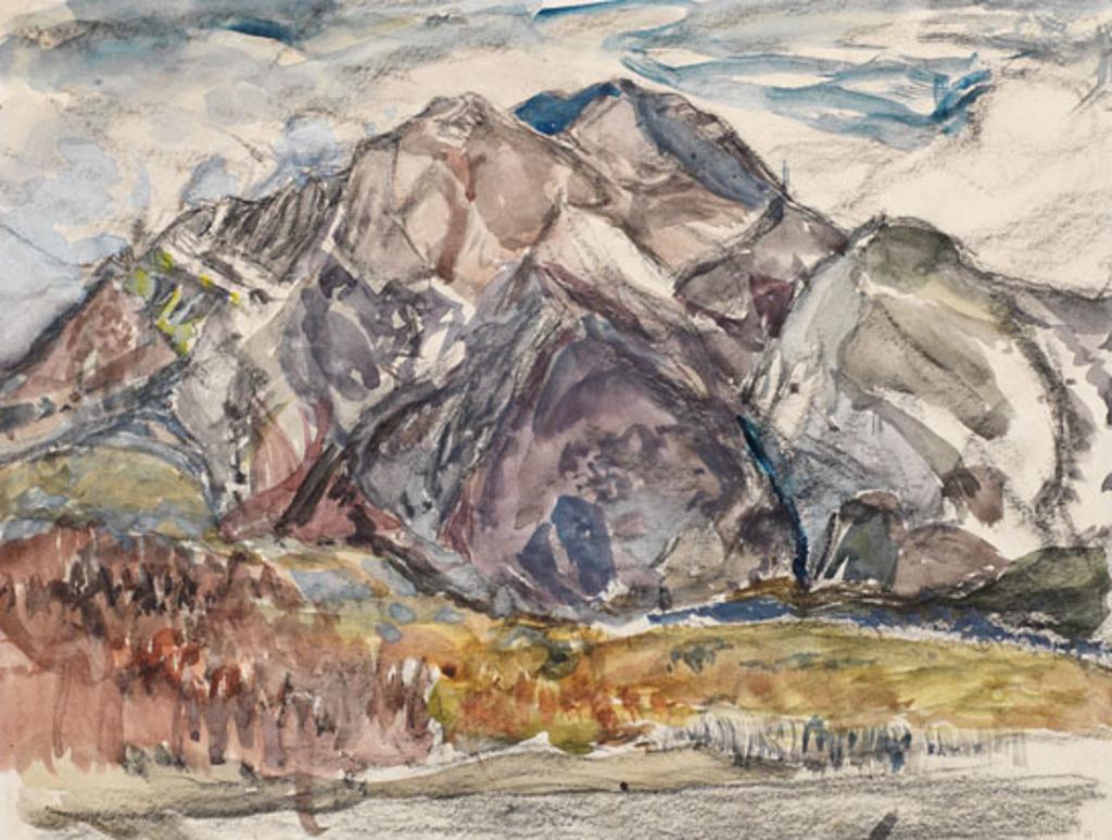 Frederick Horseman Varley (1881-1969) - Pyramid Mountain, Jasper