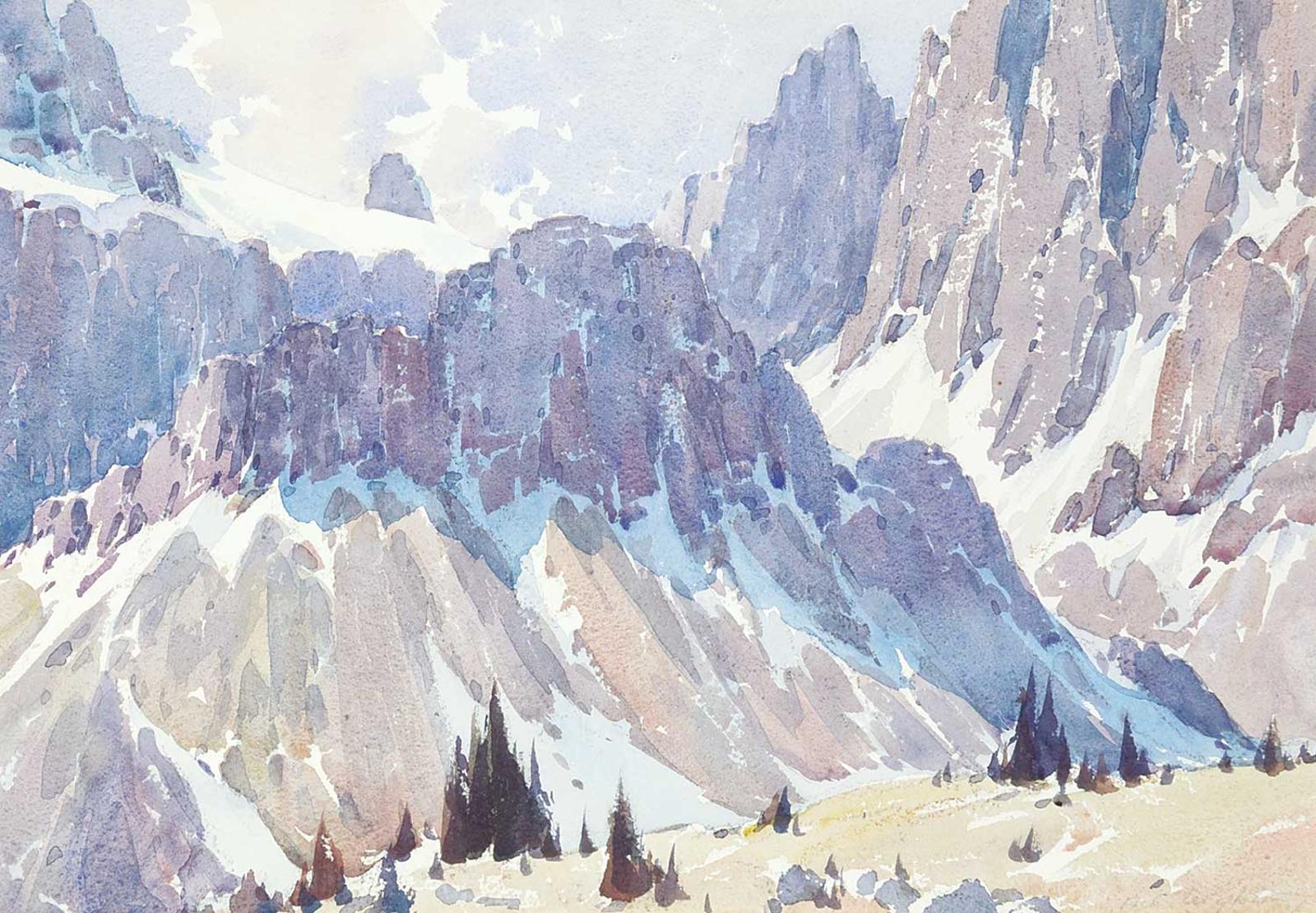 Alfred Crocker Leighton (1901-1965) - Molar Pass, Banff Jasper Highway