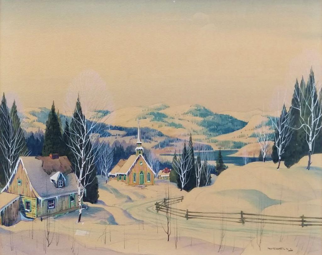 Graham Norble Norwell (1901-1967) - Snow Covered Church