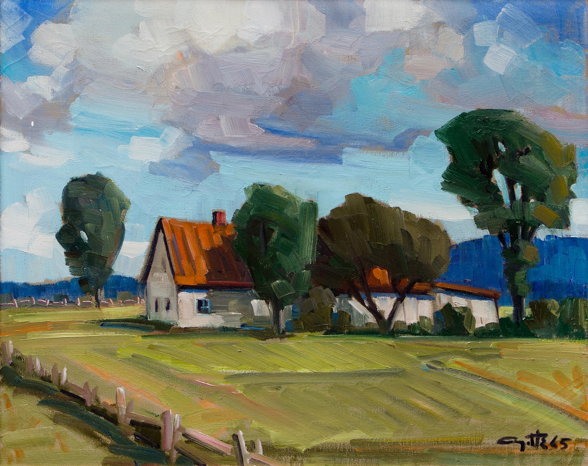 Léo Ayotte (1909-1976) - Maison de ferme Saint-Denis-sur-Richelieu, 1965