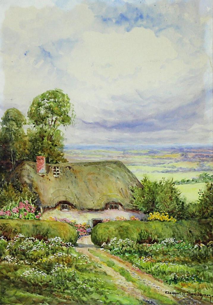 Eleanor Hope Henderson (1917-2006) - Country Cottage And Garden