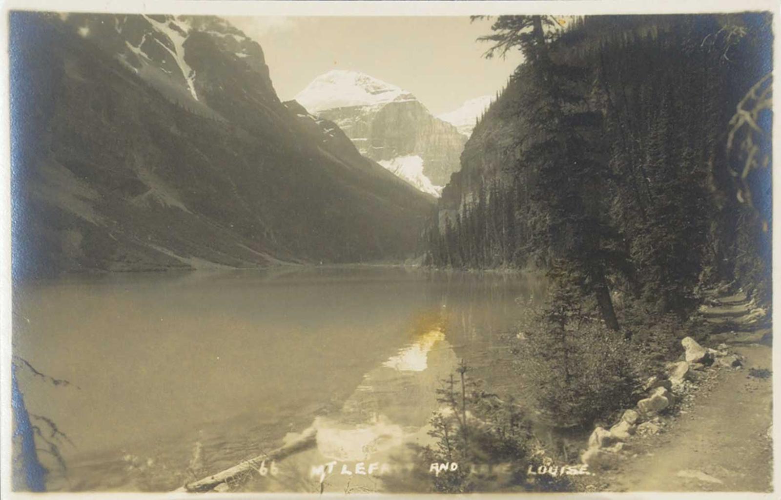 Byron Harmon - No.66 Mount Lefroy and Lake Louise
