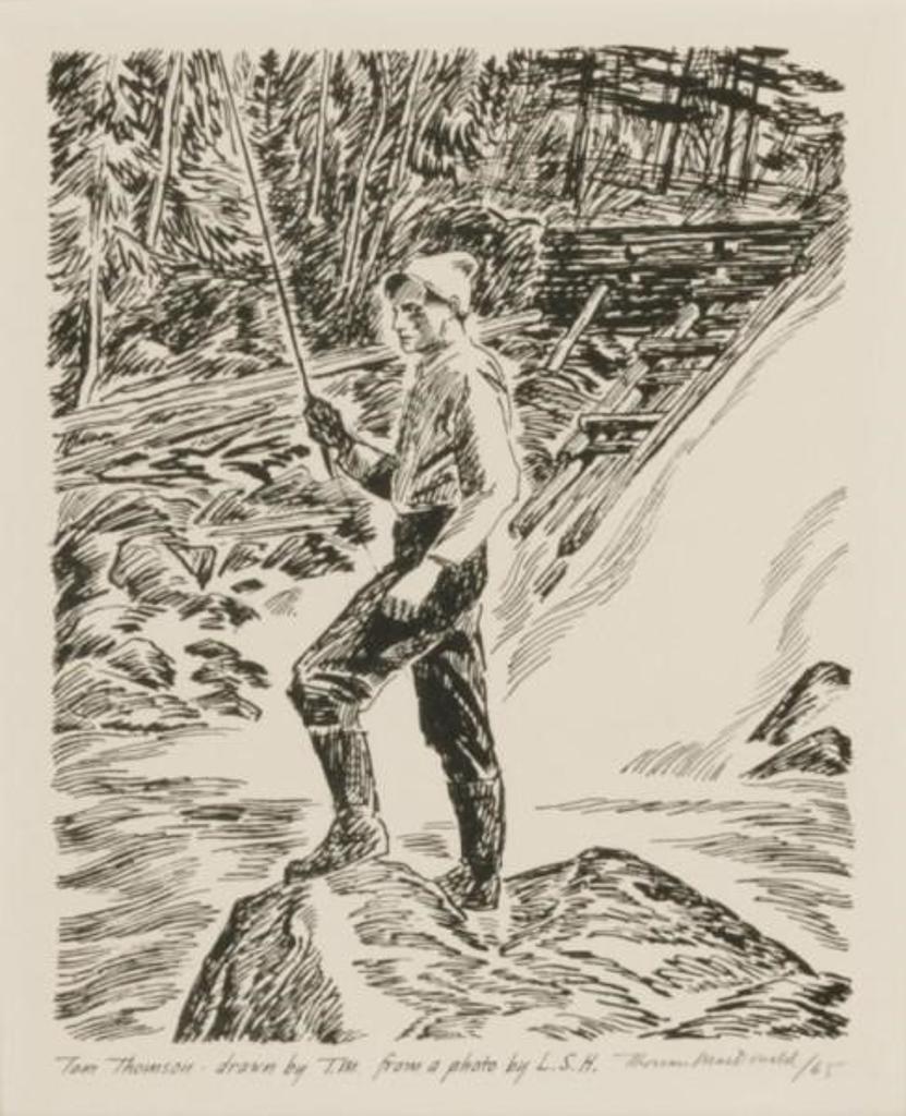 Thoreau MacDonald (1901-1989) - Sketch of Tom Thomson