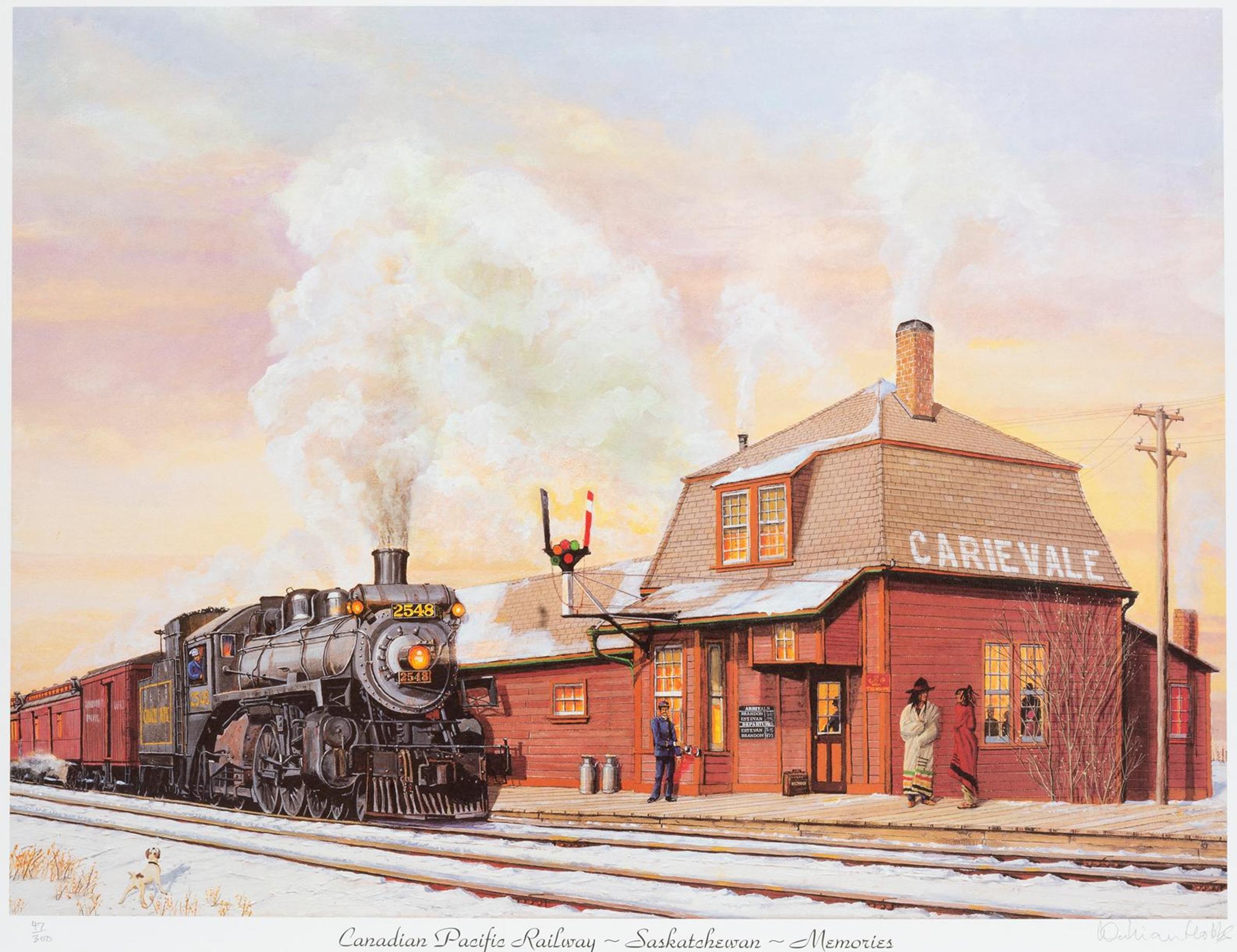 William Hobbs (1927-2012) - Canadian Pacific Railway Memories - Carievale Saskatchewan