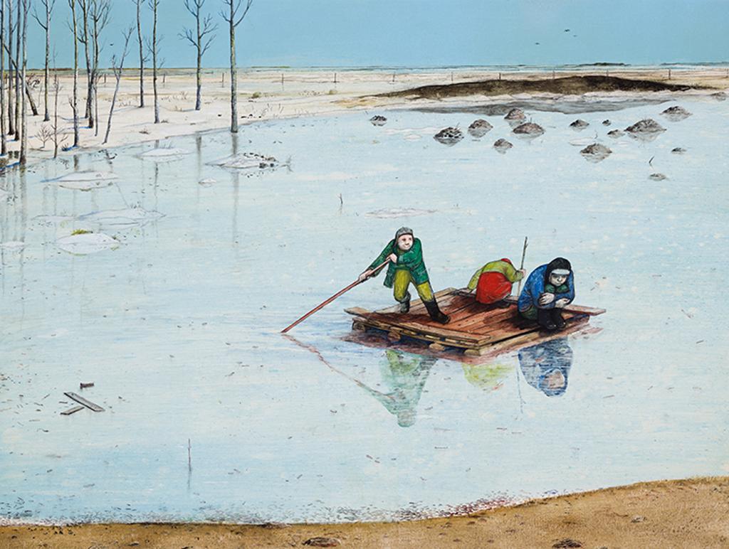 William Kurelek (1927-1977) - The Thoughts of Youth Are Long, Long Thoughts