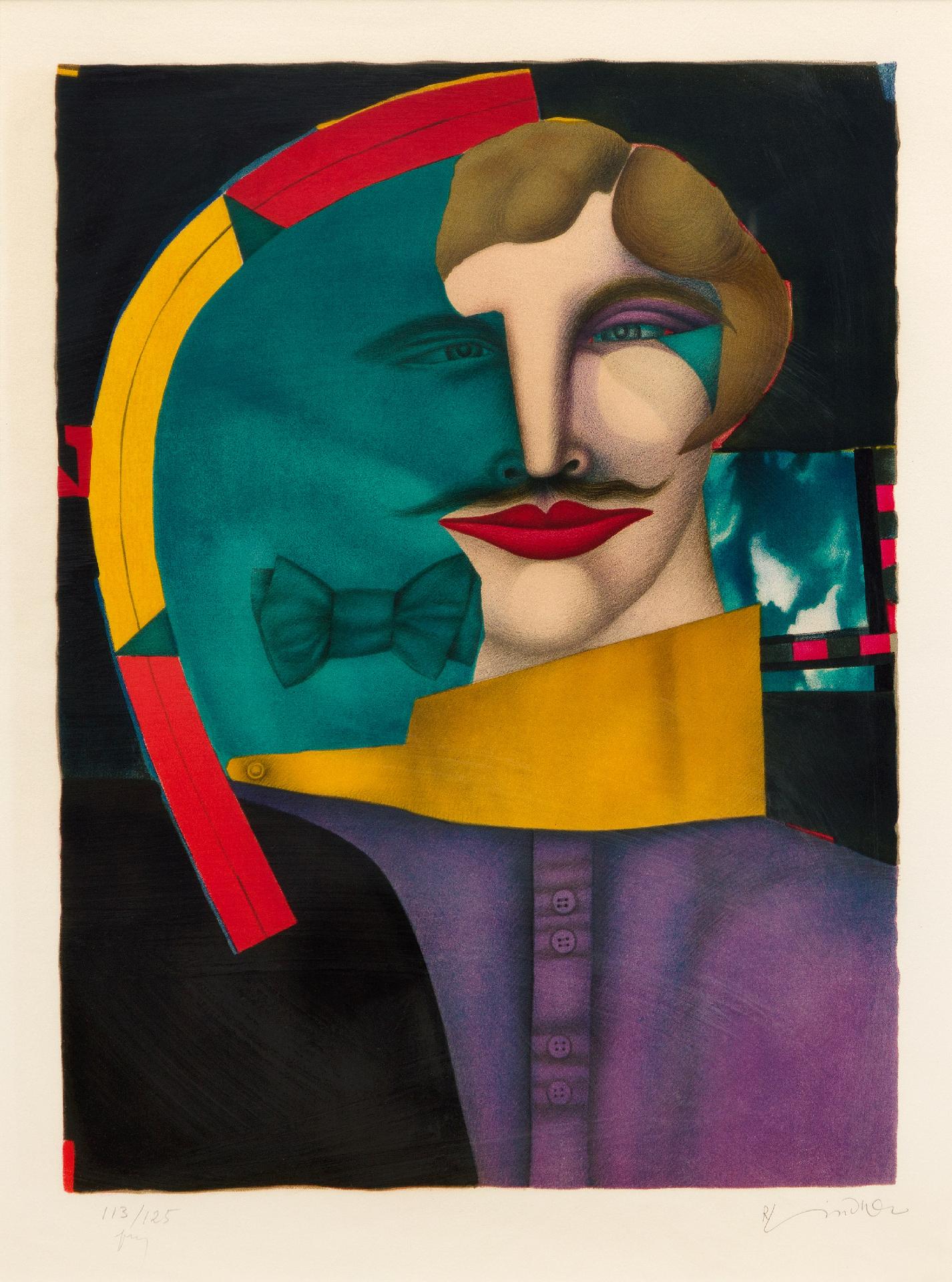 Richard Lindner (1901-1978) - Sans titre / Untitled, 1975