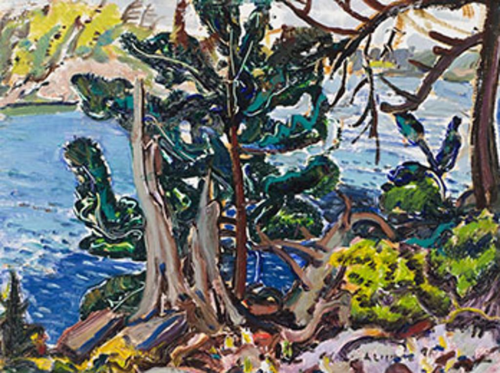 Arthur Lismer (1885-1969) - Shoreline, Georgian Bay / Pool in the Rocks (verso)