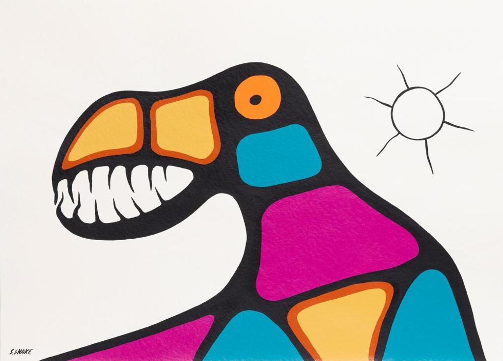 Stephen Snake (1967) - Untitled - Colourful Creature
