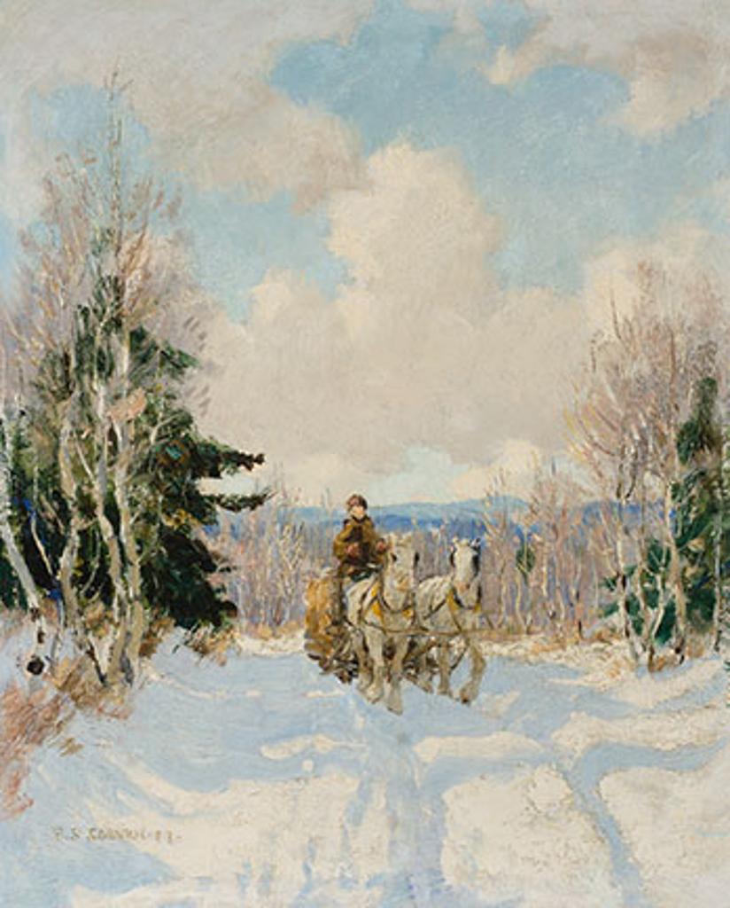 Frederick Simpson Coburn (1871-1960) - Sleigh in Winter