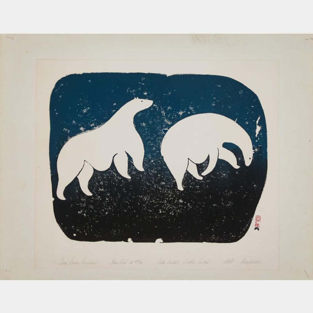 Niviaxie (1908-1959) - Two Bears Hunting