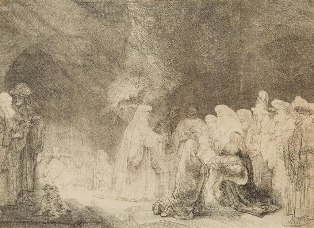 Rembrandt Harmenszoon van Rijn (1606-1669) - The Presentation in the Temple