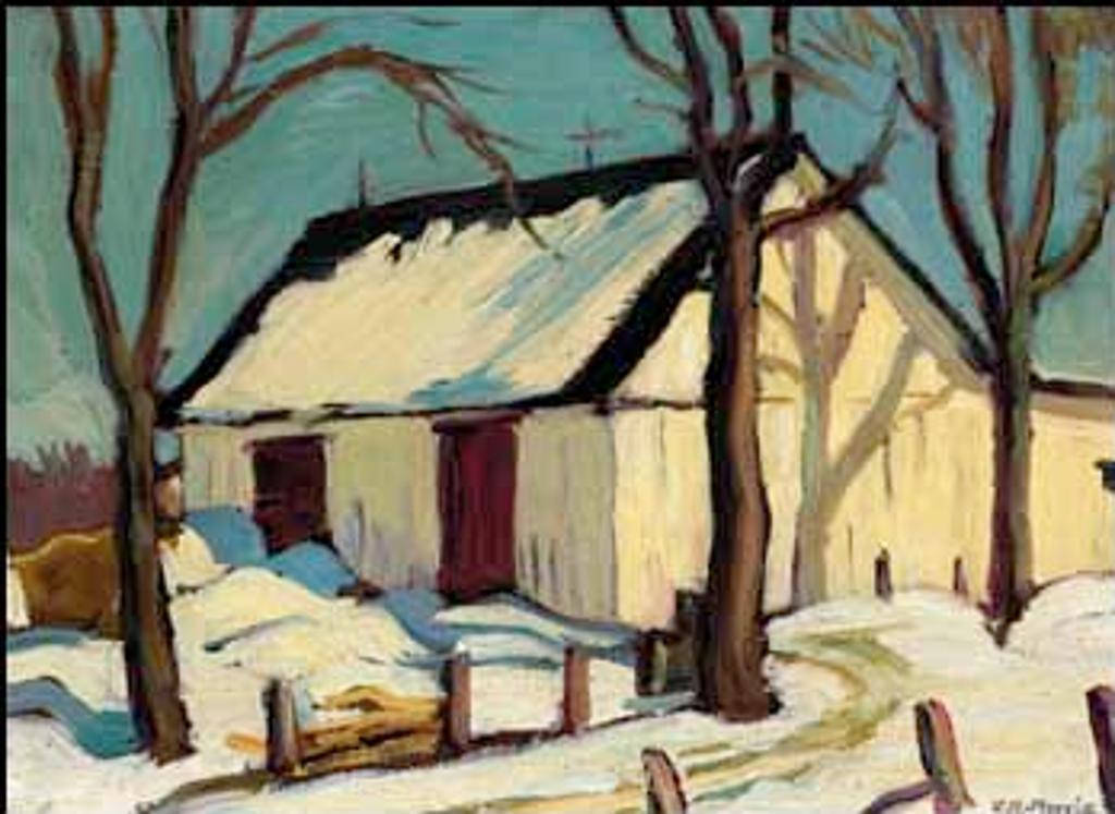 Kathleen Moir Morris (1893-1986) - Barn, St. Genevieve