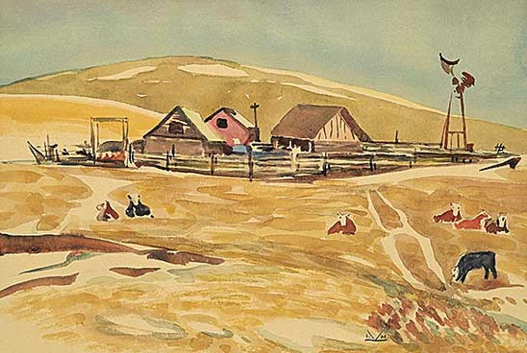 Illingworth Holey (Buck) Kerr (1905-1989) - Ranch Near Cochrane