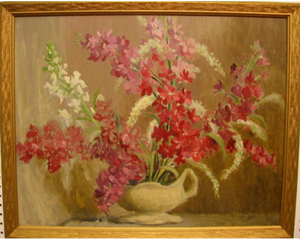 Beatrice Hagarty Robertson (1879-1962) - Flowers In A Beige Vase